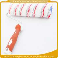 Wholesale OEM Mix Fabric Paint Roller Brush with Plastic Handle