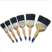 Bristle Blend Double Colour Plastic Handle Power Paint Painting Flat Brush