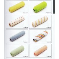 Customized Yellow Paint Brush Polyester Roller Cover