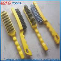 Popular Used 275mm Long Plastic Handle Steel Wire Brushes