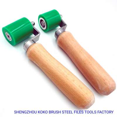 Green Color PTFE Silicone Teflon 30mm, 40mm Peta Rubber Roller for Industry Working