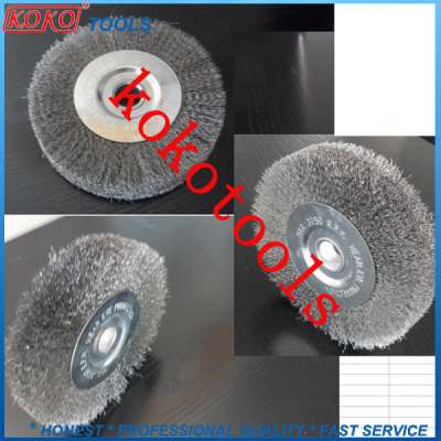 Single Section Circle Flat Industry Brushes