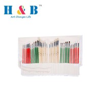 professional art supplies artist oil paint bristle hair brush set