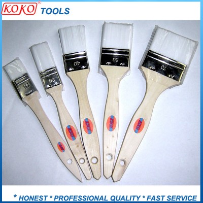 Spanish Type Natural Wood Handle PP Plastic Fibre Painting Brush (812002)