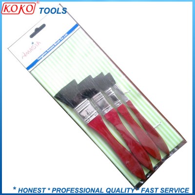 High Quality Horse Hair Soft Wooden Handle Paint Brush Set