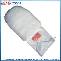 Polyster Fabric PVC Inside Polish Glove for Auotomotive or Airplane Industry