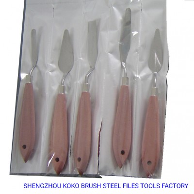 5PCS Cheap Common Modles Mini Paint Trowel for Pigments